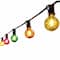 16ct. Shatterproof Multicolor Cut Globe Bulbs LED String Lights by Ashland®